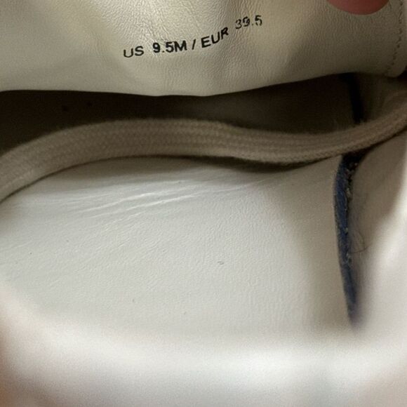 Vince Heaton cream Leather City Sneakers Women's Size 9.5 - Picture 7 of 7